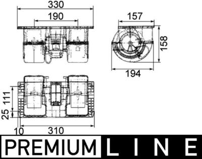 Salona ventilators MAHLE AB 79 000P