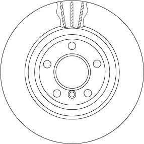 Тормозной диск TRW DF6617S