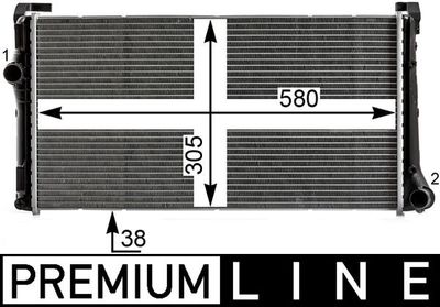 Radiators, Motora dzesēšanas sistēma MAHLE CR 1995 000P