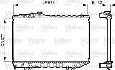 Radiators, Motora dzesēšanas sistēma VALEO 731716