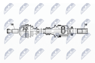 Piedziņas vārpsta NTY NPW-RE-199