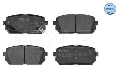 Bremžu uzliku kompl., Disku bremzes MEYLE 025 244 9116/W