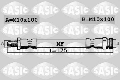 Bremžu šļūtene SASIC 6600021