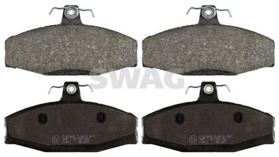 Комплект тормозных колодок, дисковый тормоз SWAG 30 91 6386