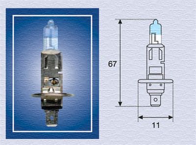 Kvēlspuldze, Tālās gaismas lukturis MAGNETI MARELLI 002587100000