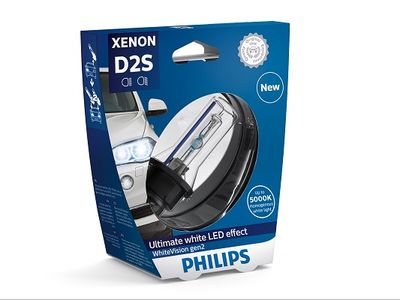 Лампа накаливания, фара дальнего света PHILIPS 85122WHV2S1