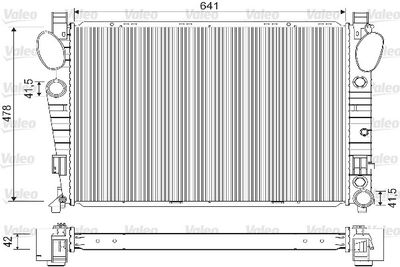 Radiators, Motora dzesēšanas sistēma VALEO 733149