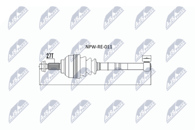 Приводной вал NTY NPW-RE-011