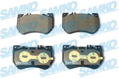 Комплект тормозных колодок, дисковый тормоз SAMKO 5SP2374