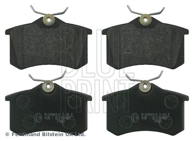 Комплект тормозных колодок, дисковый тормоз BLUE PRINT ADR164201