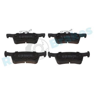 Bremžu uzliku kompl., Disku bremzes RAP BRAKES R-P0878