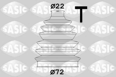 Комплект пыльника, приводной вал SASIC 1906114