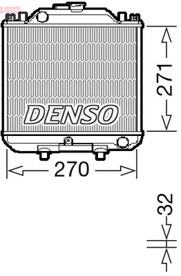 Radiators, Motora dzesēšanas sistēma DENSO DRM99011