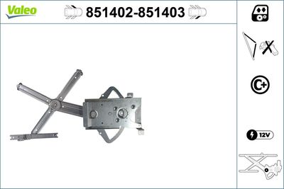 Стеклоподъемник VALEO 851402