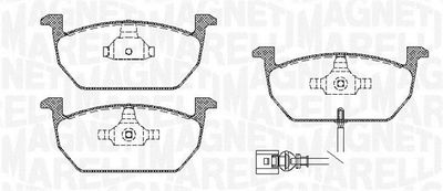 Bremžu uzliku kompl., Disku bremzes MAGNETI MARELLI 363916060819