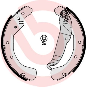 Bremžu loku komplekts BREMBO S 59 517