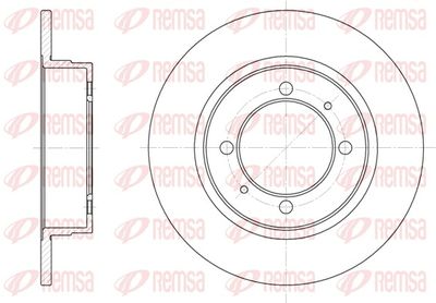 Тормозной диск REMSA 6390.00