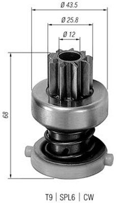 Zobrats, Starteris MAGNETI MARELLI 940113020182
