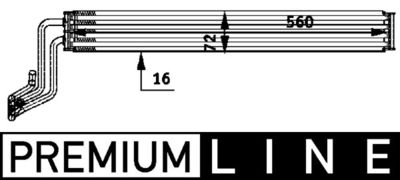 Масляный радиатор, рулевое управление MAHLE CLC48000P