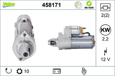 Starteris VALEO 458171