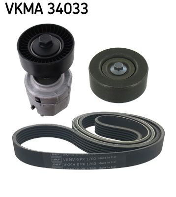 Поликлиновой ременный комплект SKF VKMA 34033