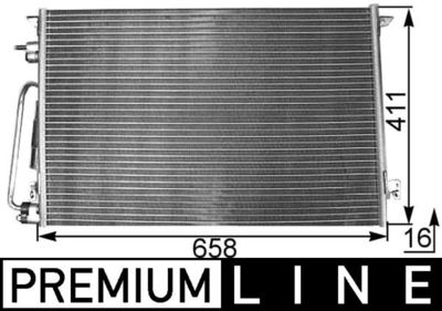 Конденсатор, кондиционер MAHLE AC 295 000P