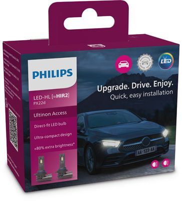 Kvēlspuldze, Tālās gaismas lukturis PHILIPS 11012U2500CX