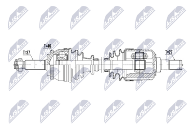 Piedziņas vārpsta NTY NPW-HY-656