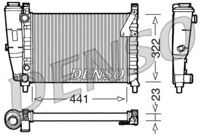Radiators, Motora dzesēšanas sistēma DENSO DRM09143