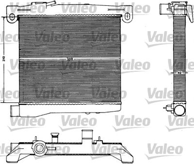 Radiators, Motora dzesēšanas sistēma VALEO 883428