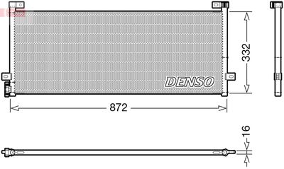 Конденсатор, кондиционер DENSO DCN99072