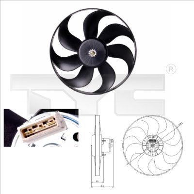 Ventilators, Motora dzesēšanas sistēma TYC 837-0010