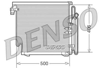 Конденсатор, кондиционер DENSO DCN02010