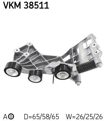 Siksnas spriegotājs, Ķīļsiksna SKF VKM 38511