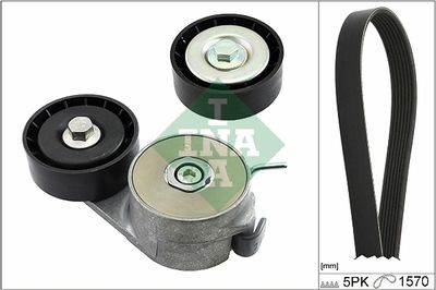 Ķīļrievu siksnu komplekts Schaeffler INA 529 0223 10