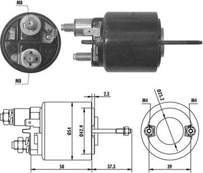 Ievilcējrelejs, Starteris MAGNETI MARELLI 940113050062
