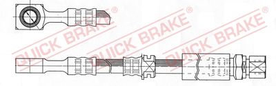 Bremžu šļūtene QUICK BRAKE 50.976