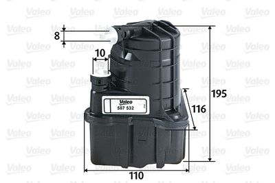 Топливный фильтр VALEO 587532