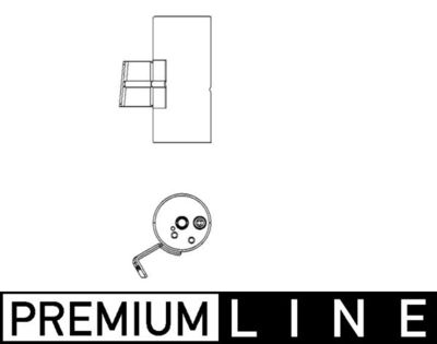 Осушитель, кондиционер MAHLE AD 199 000P