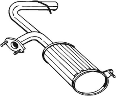 Izplūdes gāzu trokšņa slāpētājs (pēdējais) BOSAL 229-501