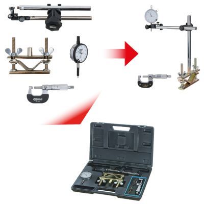 Pārbaudes komplekts, Bremžu disku sišanas pārbaude KS TOOLS 300.0690