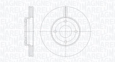 Bremžu diski MAGNETI MARELLI 361302040658