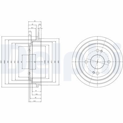Тормозной барабан DELPHI BF516