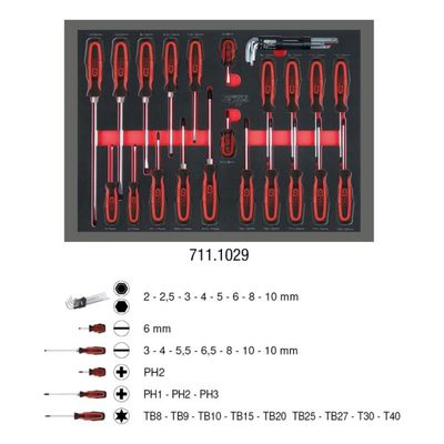 Instrumentu komplekts KS TOOLS 711.1029