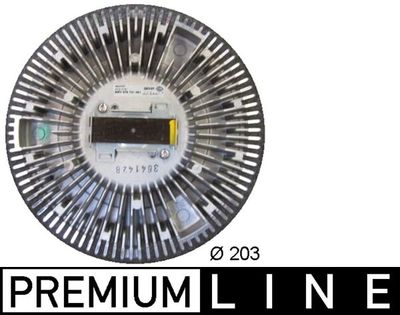 Сцепление, вентилятор радиатора MAHLE CFC 37 000P