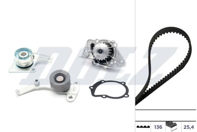 Ūdenssūknis + Zobsiksnas komplekts DOLZ KD012