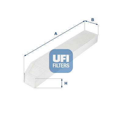 Фильтр, воздух во внутренном пространстве UFI 53.257.00