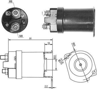 Ievilcējrelejs, Starteris MAGNETI MARELLI 940113050377
