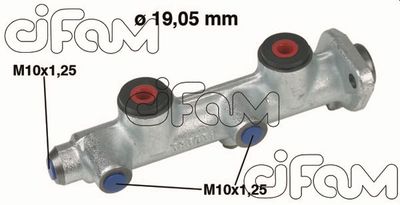 Galvenais bremžu cilindrs CIFAM 202-068