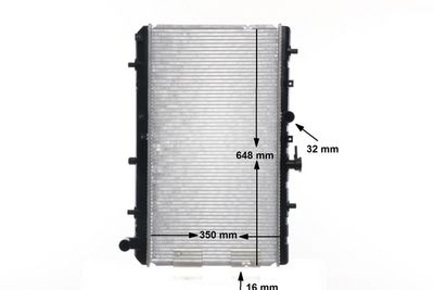 Радиатор, охлаждение двигателя MAHLE CR 1302 000S
